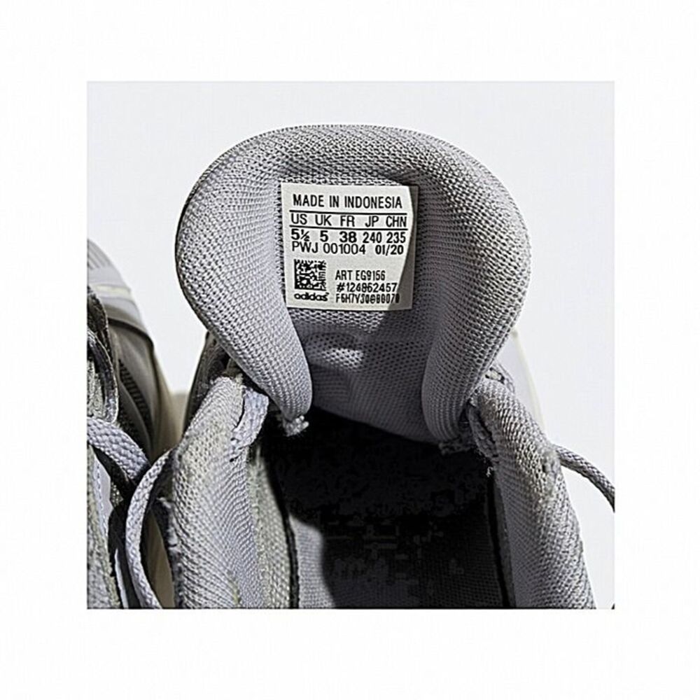 Adidas Grand Court 2.0 K Lavender Purple Silver Glitter Sneakers Youth 6 / Wmn 7 - Picture 4 of 9